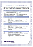 Qualitix Pipette Tips Sterilization And Purity Certificate Socorex Cover